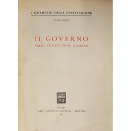 Il Governo nella Costituzione italiana