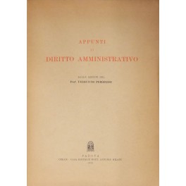 Appunti di diritto amministrativo. 