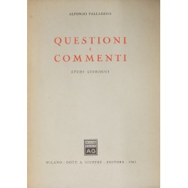 Questioni e commenti. Studi giuridici