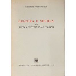 Cultura e scuola nel sistema costituzionale italiano