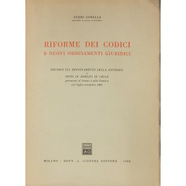 Riforme dei codici e nuovi ordinamenti giuridici