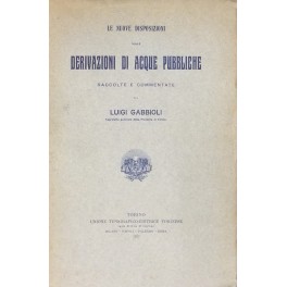 Le nuove disposizioni sulle derivazioni di acque pubbliche