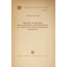 Principi di riforma della giustizia amministrativa