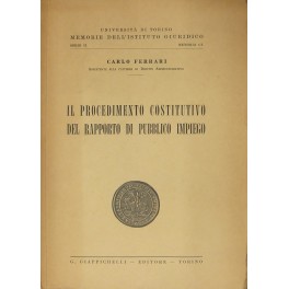 Il procedimento costitutivo del rapporto di pubblico impiego