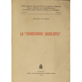 La negoziazione legislativa