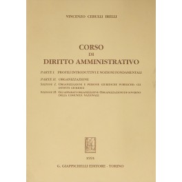 Corso di diritto amministrativo