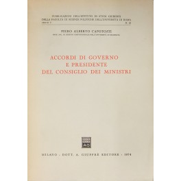 Accordi di governo e Presidente del Consiglio dei Ministri