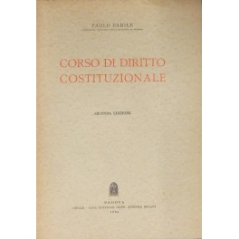 Corso di diritto costituzionale