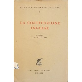 La Costituzione inglese