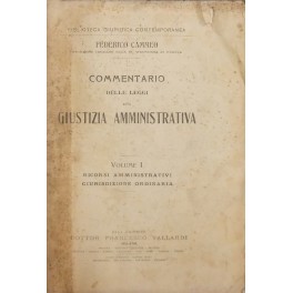 Commentario delle leggi sulla giustizia amministrativa