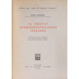 Il nuovo giurisdizionalismo italiano