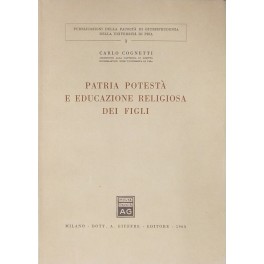 Patria potestà e educazione religiosa dei figli