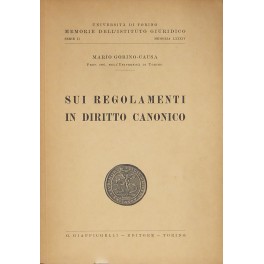 Sui regolamenti in diritto canonico