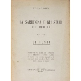 La Sardegna e gli studi del diritto