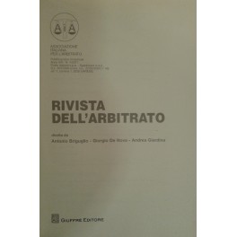 Rivista dell'arbitrato