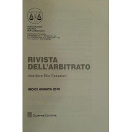 Rivista dell'arbitrato