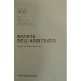 Rivista dell'arbitrato