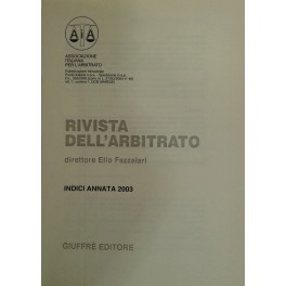 Rivista dell'arbitrato