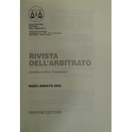 Rivista dell'arbitrato