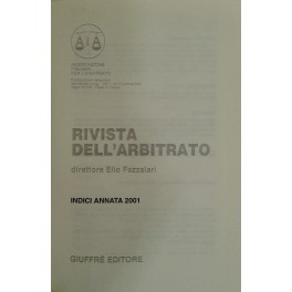 Rivista dell'arbitrato