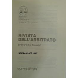 Rivista dell'arbitrato