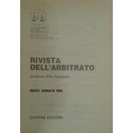 Rivista dell'arbitrato