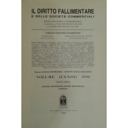 Il Diritto Fallimentare e delle società commerciali.