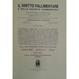 Il Diritto Fallimentare e delle società commerciali.