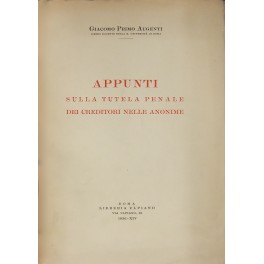 Appunti sulla tutela penale dei creditori nelle aziende