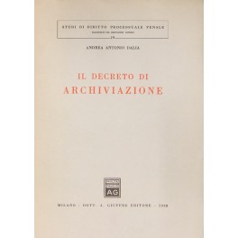 Il decreto di archiviazione