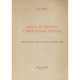 Saggi di diritto e procedura penale