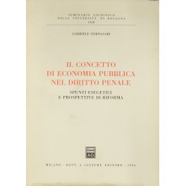 Il concetto di economia pubblica nel diritto penale.