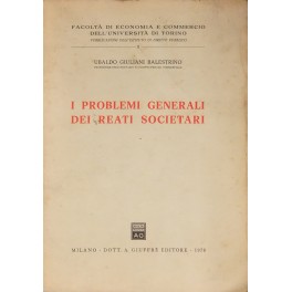 I problemi generali dei reati societari