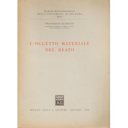 L'oggetto materiale del reato