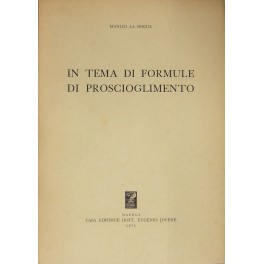 In tema di formule di proscioglimento