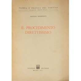 Il procedimento direttissimo