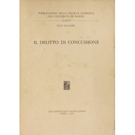 Il delitto di concussione