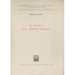 Il giuoco nel diritto penale