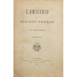 L'omicidio nel diritto penale