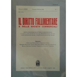 Il Diritto Fallimentare e delle società commerciali.