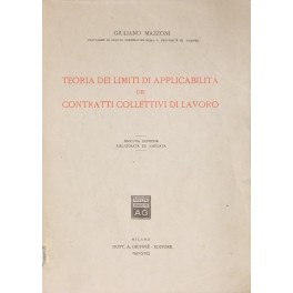 Teoria dei limiti di applicabilità dei contratti collettivi di lavoro