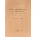 Teoria della proprietà nel diritto romano. 