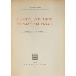 I fatti giuridici processuali penali