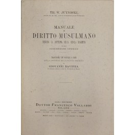 Manuale di diritto musulmano 