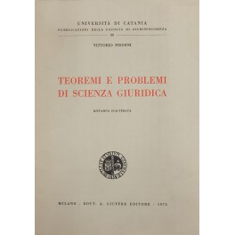 Teoremi e problemi di scienza giuridica