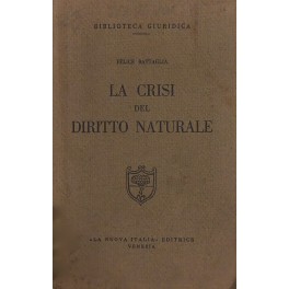 La crisi del diritto naturale