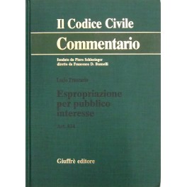 Espropriazione per pubblico interesse. Art. 834