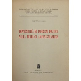 Imparzialità ed indirizzo politico nella pubblica amministrazione