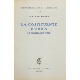 La Costituente Russa (18 gennaio 1918)