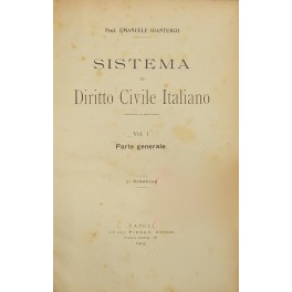 Sistema di Diritto Civile Italiano